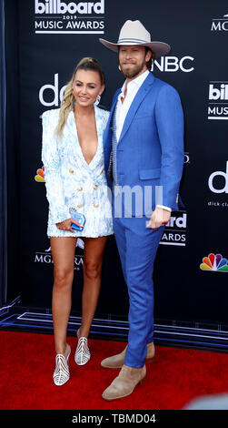 2019 Billboard Awards Red Carpet Ankünfte am MGM Grand Garden Arena bietet: Brittney Marie Cole, Brian Kelley Wo: Las Vegas, Nevada, United States Wenn: 01. Mai 2019 Credit: Judy Eddy/WENN.com Stockfoto