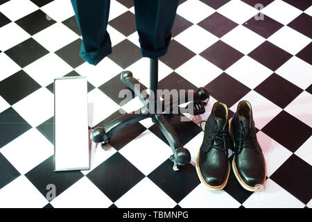 Paar Schuhe Photographers' Stockfoto