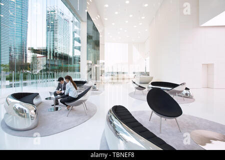 Zusammenarbeit zwischen Geschäftsleuten Stockfoto