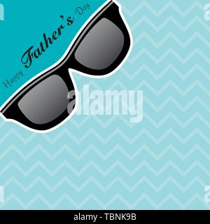 Abbildung: Happy Vatertag Gruß für unsere Eltern respektieren Stock Vektor