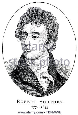 Robert Southey Porträt, 1774 - 1843, war ein englischer Dichter Stockfoto