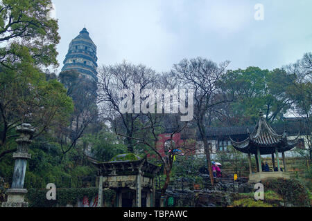 Huqiu Mountain Scenic Area, Suzhou Stockfoto