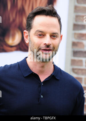 Los Angeles, Kalifornien, USA, 2. Juni 2019 Schauspieler Nick Kroll nimmt an Beleuchtung und Universal Pictures vor der Premiere von "Das geheime Leben der Haustiere 2' am 2. Juni 2019 im Regency Dorf Theater in Los Angeles, Kalifornien, USA. Foto von Barry King/Alamy leben Nachrichten Stockfoto