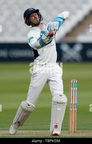 London, Großbritannien. 02Th Jun, 2019. Nick Gubbins von Middlesex während Specsavers County Championship Match zwischen Middlesex vs Sussex an der Lords Cricket Ground am Sonntag, Juni 02, 2019 in London, England. (Nur redaktionelle Nutzung, eine Lizenz für die gewerbliche Nutzung erforderlich. Keine Verwendung in Wetten, Spiele oder einer einzelnen Verein/Liga/player Publikationen.) Credit: Taka G Wu/Alamy leben Nachrichten Stockfoto