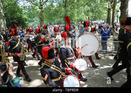 London, Großbritannien. 3. Juni 2019. Verschiedene Szenen rund um London für Trumpf besuchen. Penelope Barritt/Alamy leben Nachrichten Stockfoto