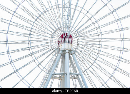 Riesenrad in Zhanjiang Seaside Park Stockfoto