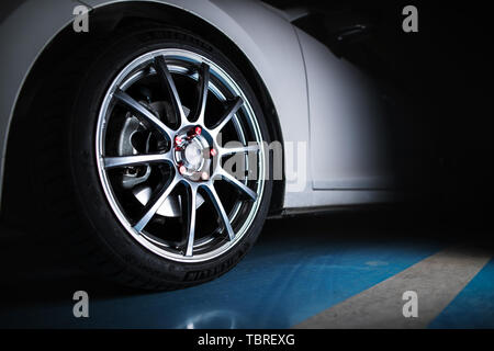 Details der modifizierten Auto Stockfoto