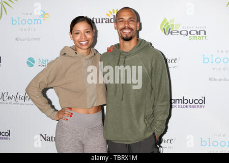 Juni 1, 2019 - Beverly Hills, CA, USA - LOS ANGELES - Jun 1: Brytni Sarpy, bryton James an der 2. jährlichen Bloom Gipfel im Beverly Hilton Hotel am 1. Juni 2019 in Beverly Hills, CA (Credit Bild: © Kay Blake/ZUMA Draht) Stockfoto