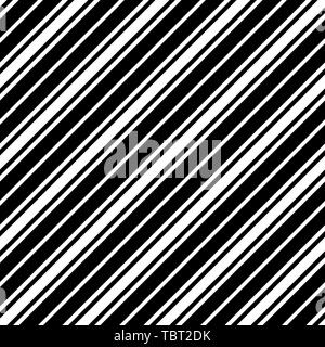 Halloween Muster der sich wiederholende vertikale Streifen von schwarzen und weißen Farben. Schwarze und weiße diagonale Streifen Hintergrund. Nahtlose Textur Hintergrund. Ve Stock Vektor