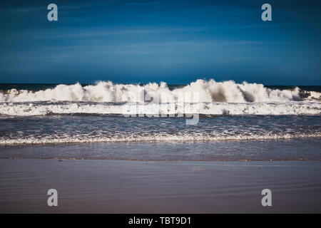 Natur Strand in Kantabrien Noja Stockfoto