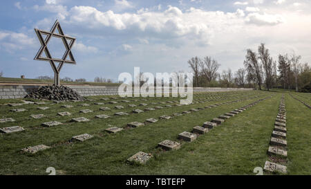 Friedhof in Theresienstadt Stockfoto