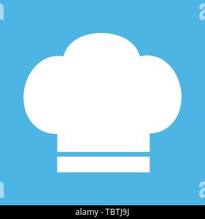 Koch Symbol Hut auf dem weißen Hintergrund Illustration vektor Kochen hat Stock Vektor