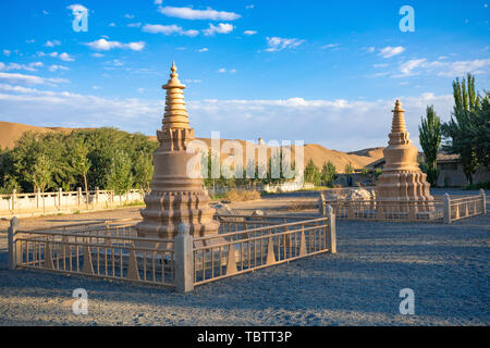 Mogao Grotten Scenic Area in Dunhuang, Provinz Gansu Stockfoto