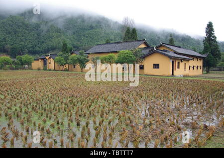 Alte Residenz des Vorsitzenden Mao, Dajing, Jinggangshan, Provinz Jiangxi Stockfoto