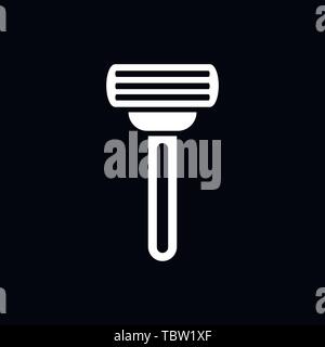 Rasiermesser Symbol vektor Symbol Stock Vektor