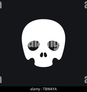 Totenkopf vektor Symbol Stock Vektor