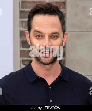 Los Angeles, CA - Juni 02, 2019: Nick Kroll besucht die Premiere von Universal Pictures'' Das geheime Leben der Haustiere 2' im Regency Dorf Theater Stockfoto