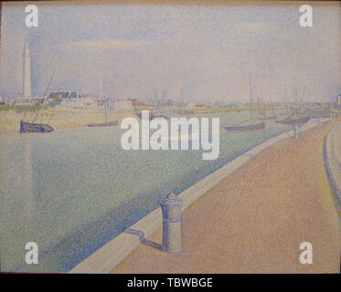 Georges Seurat - Kanal Gravelines Petit Fort Philippe 1890 Stockfoto