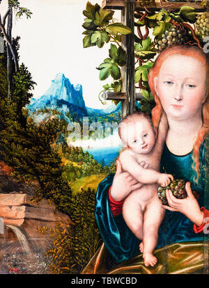 Lucas Cranach der Ältere, Madonna mit Kind, (Moskau), Malerei, ca. 1520 Stockfoto