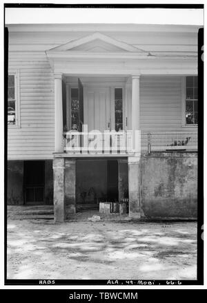 Umfrage zu historischen amerikanischen Gebäuden E. W. Russell, Fotograf, 2. Juni 1937 HAUPTEINGANG AUF DER WEST SIDE Briarwood, Dauphin Way und Mobile Street, Mobile, Mobile County, AL Stockfoto