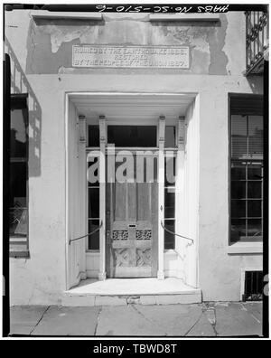 HAUPTEINGANG, SOUTH (FRONT) ELEVATION Carolina Hotel, 6064 Broad Street, Charleston, Charleston County, SC Stockfoto