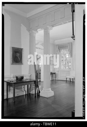 HAUPTHALLE COLONNADE Cliveden, 6401 Germantown Avenue, Philadelphia, Philadelphia County, PA Stockfoto