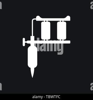 Tattoo Maschine Symbol vektor Symbol Stock Vektor