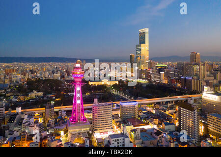 Abeno Osaka, hohes Gebäude. Stockfoto