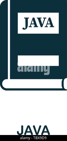 Java-Symbol. Kreatives Element Design aus Programmierer Icons Sammlung. Pixel Perfect Java-Symbol für Web-Design, Apps, Software, Druck-Nutzung Stock Vektor