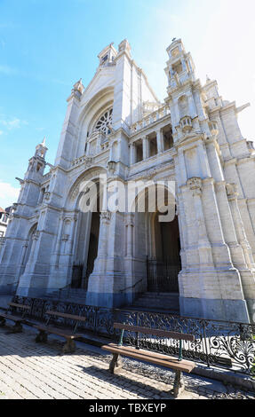 Die Heilige Katharina Kirche in Brüssel - Hauptstadt Belgiens. Stockfoto