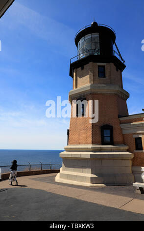 Split Rock Lighthouse. Silver Bay. Lake County. Lake Superior. Minnesota. USA Stockfoto