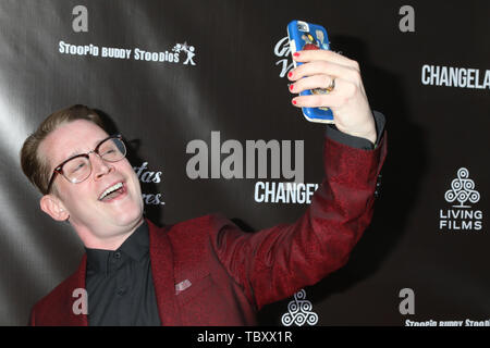 Juni 3, 2019 - Los Angeles, CA, USA - LOS ANGELES - Jun 3: Macaulay Culkin in der ''Changeland" Los Angeles Premiere am ArcLight Hollywood am 3. Juni 2019 in Los Angeles, CA (Credit Bild: © Kay Blake/ZUMA Draht) Stockfoto