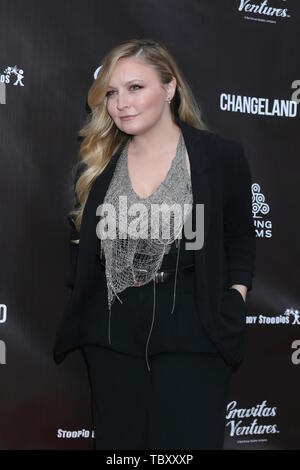 Juni 3, 2019 - Los Angeles, CA, USA - LOS ANGELES - Jun 3: Lindsey Haun am ''Changeland" Los Angeles Premiere am ArcLight Hollywood am 3. Juni 2019 in Los Angeles, CA (Credit Bild: © Kay Blake/ZUMA Draht) Stockfoto