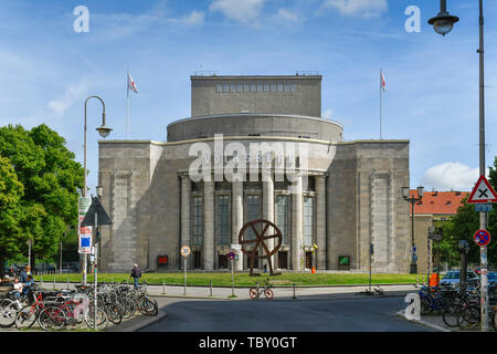 Nationalen Stadium, Luxemburg-Platz, Mitte, Berlin, Deutschland, Volksbühne, Rosa-Luxemburg-Platz, Mitte, Deutschland Stockfoto