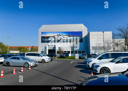 Mercedes Center, daimlerstraße, der Marien Feld, Temple Court schöne Berg, Berlin, Deutschland, Mercedes-Center, Daimlerstraße, Marienfelde, Tempelho Stockfoto