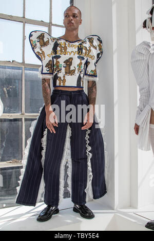 New York, USA. 03 Juni, 2019. 3. Juni 2019 - New York, USA - Vasilis Frühling Sommer 2020 Präsentation auf der New York Fashion Week Mens Tag. Photo Credit: Rudy k/Alamy leben Nachrichten Stockfoto