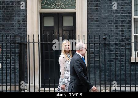 London, Großbritannien. 04 Juni, 2019. Ivanka Trump visits 10 Downing Street. London, Großbritannien. 04/06/2019 | Verwendung der weltweiten Kredit: dpa Picture alliance/Alamy leben Nachrichten Stockfoto