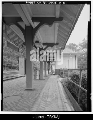 Merion Bahnhof, Hauptbahnhof, bürgerlichen Kreis, Merion Park, Montgomery County, PA Stockfoto