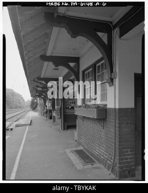 Merion Bahnhof, Hauptbahnhof, bürgerlichen Kreis, Merion Park, Montgomery County, PA Stockfoto