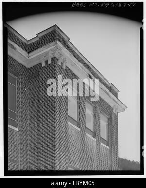 Mocanaqua Schule, Schnittpunkt der Teich Hill Road (S.R. 0239) und Main Street, Mocanaqua, Luzerne County, PA Stockfoto