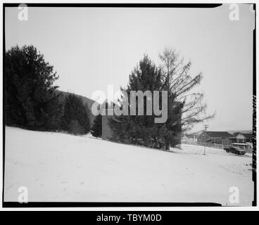 Mocanaqua Schule, Schnittpunkt der Teich Hill Road (S.R. 0239) und Main Street, Mocanaqua, Luzerne County, PA Stockfoto