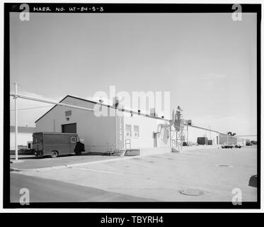 Im Norden und Westen ausgerichtete Seiten Ogden Arsenal, Lager, 6025 Hartriegel Avenue, Layton, Davis County, UT WegmanFrench, Lysa, Sender Dockendorf, Richard, Fotograf Stockfoto