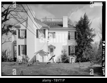 Norden ELEVATION Cherry Mansion, 101 Main Street, Savannah, Hardin County, TN Stockfoto