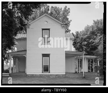 Norden Elevation. Edgewood Farm, Haupthaus, Westseite der State Route 600, 0,8 km nördlich der State Route 778, Klee, Halifax County, VA Stockfoto