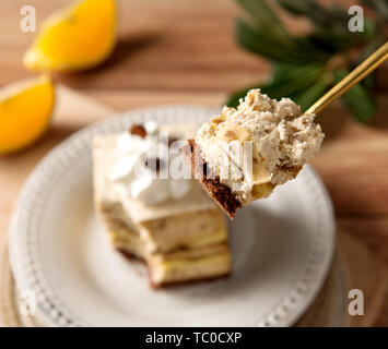 Torte mango Mousse Stockfoto