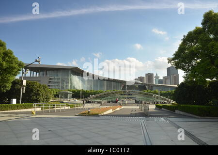 Shanghai Pudong Century Plaza Shanghai Museum für Wissenschaft und Technologie Stockfoto