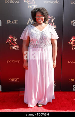 46. jährlichen Tagsüber Creative Arts Emmy Awards am Pasadena Civic Center in Pasadena, Kalifornien am Mai 3, 2019 Mit: Olivia Manning Wo: Pasadena, Kalifornien, USA, wenn: 03. Mai 2019 Credit: Sheri Determan/WENN.com Stockfoto