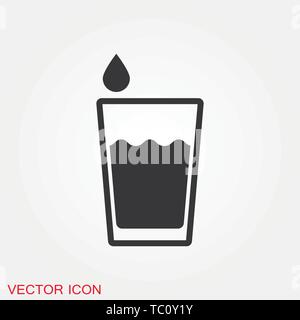 Wasser Symbol vektor Symbol für Design Stock Vektor