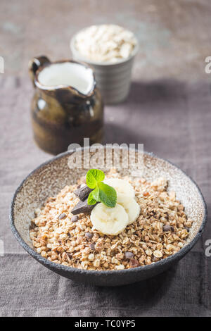 Gesundes Frühstück Schüssel. Stockfoto