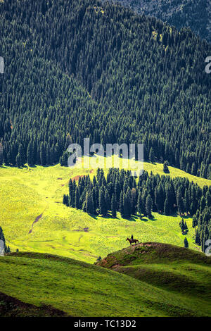 Wolken in Xinjiang Stockfoto
